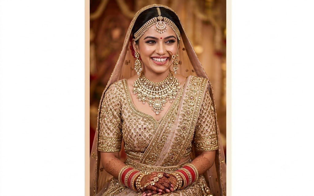 Bride adorned