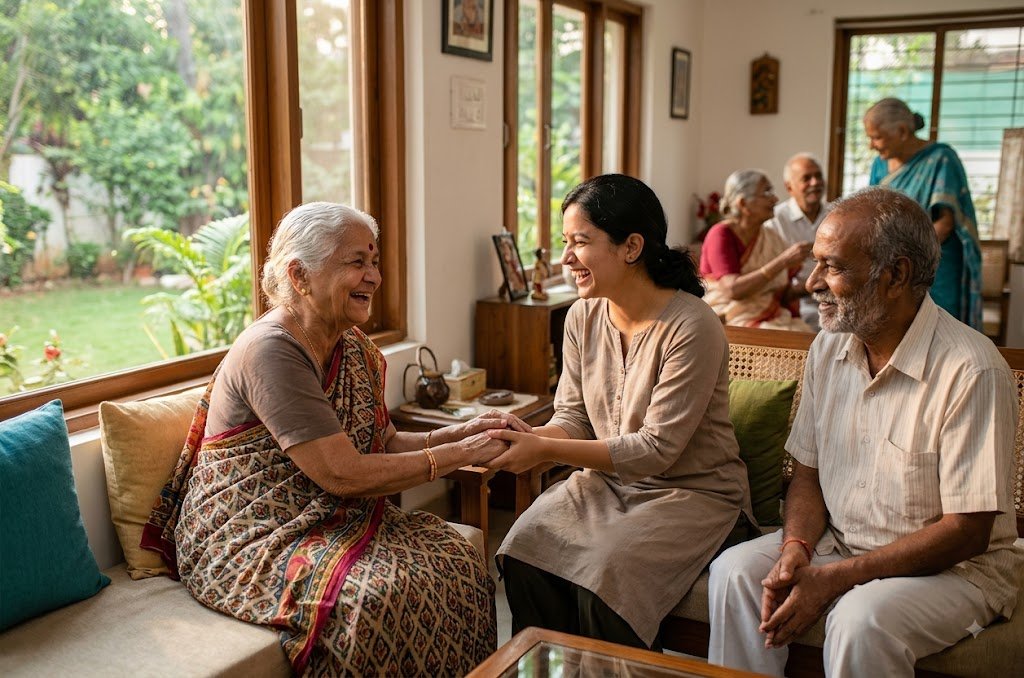 Elderly care at Bridhashram